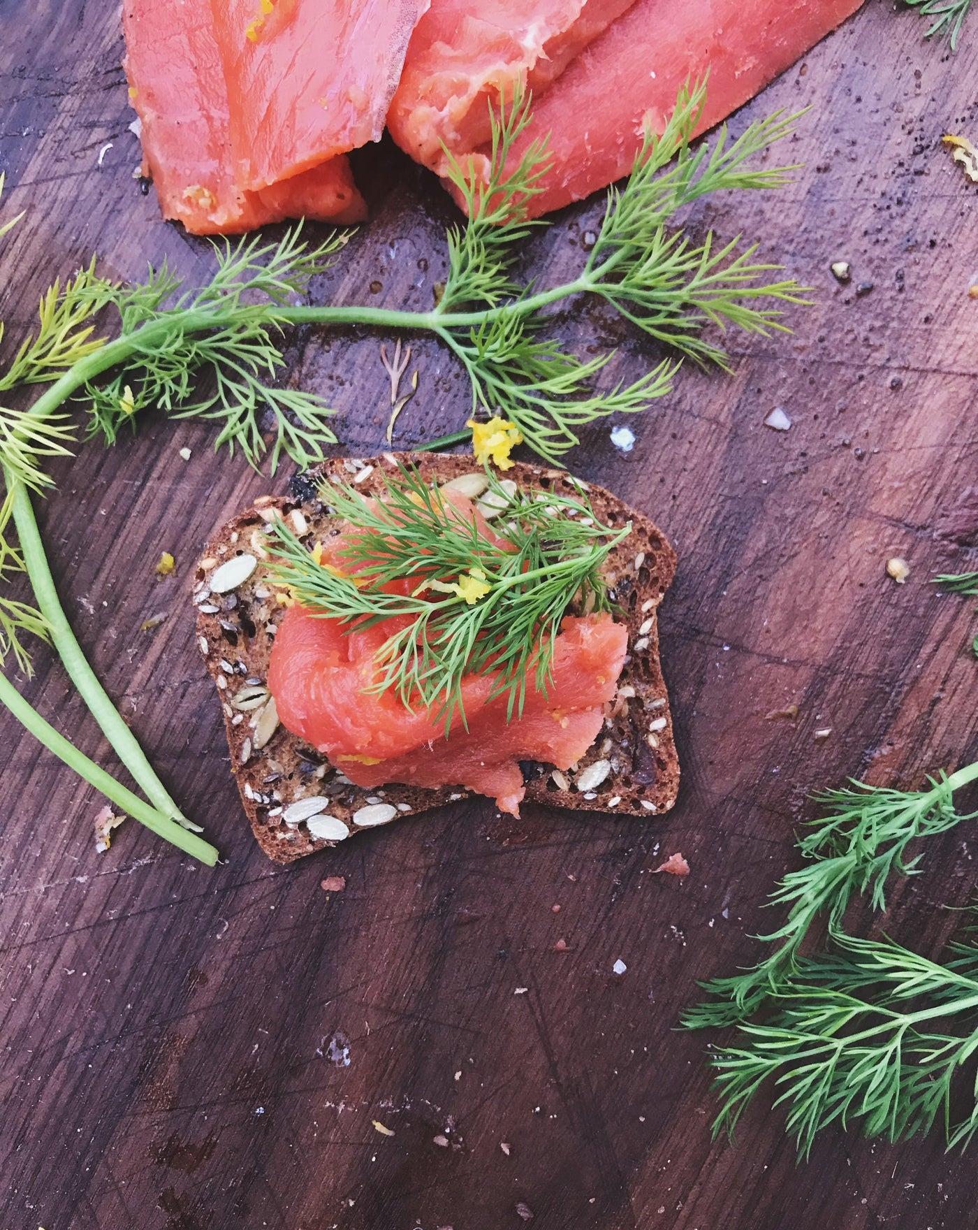 Filson Food: Whiskey Cured Salmon Gravlax