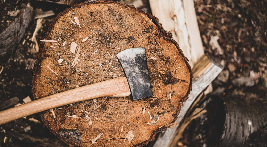 Hafting an axe: DIY