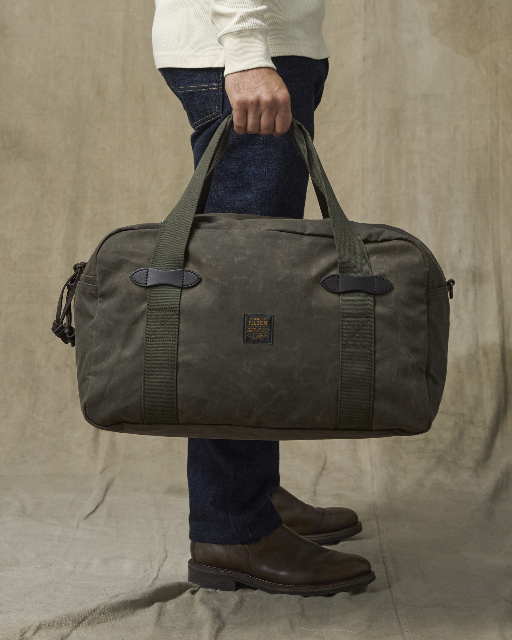 FILSON フィルソン Duffle Bag オッターグリーン　small新品 Medium Tin Cloth Duffle Bag | Filson