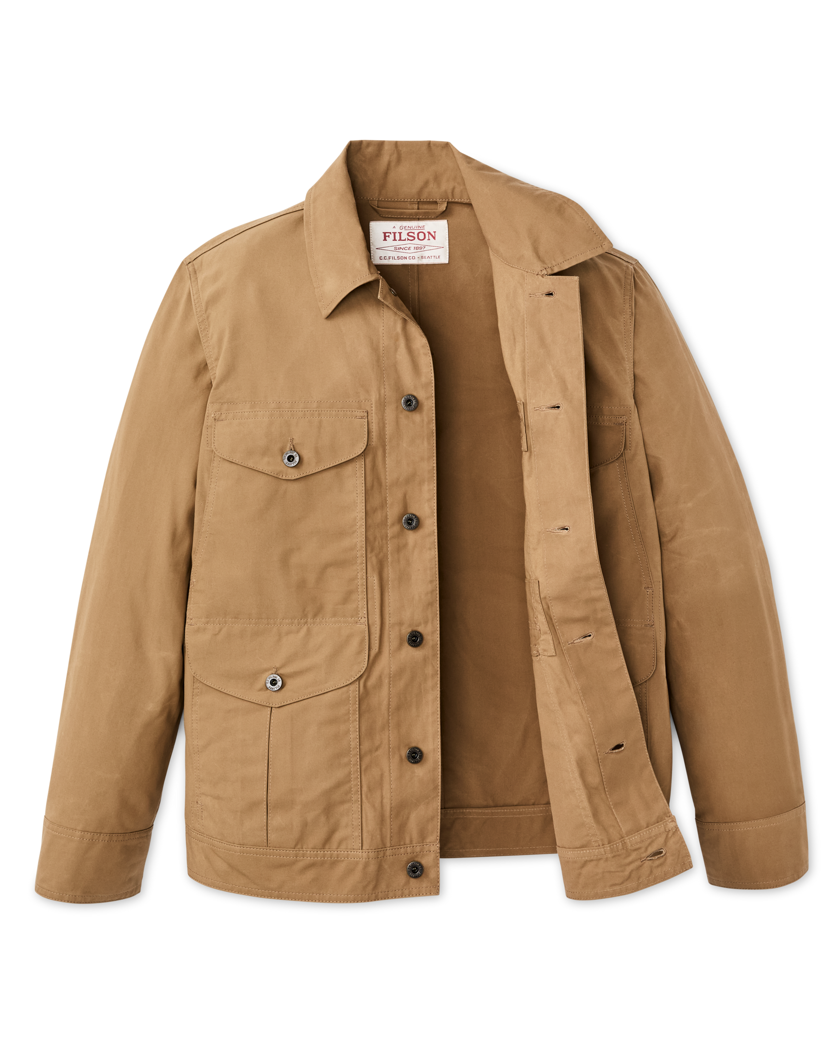 Dry Wax Journeyman Jacket - Tan | Filson