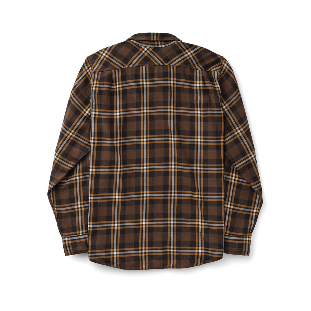 Alternate view of the Filson Scout Shirt - Brown/black/gold Plaid