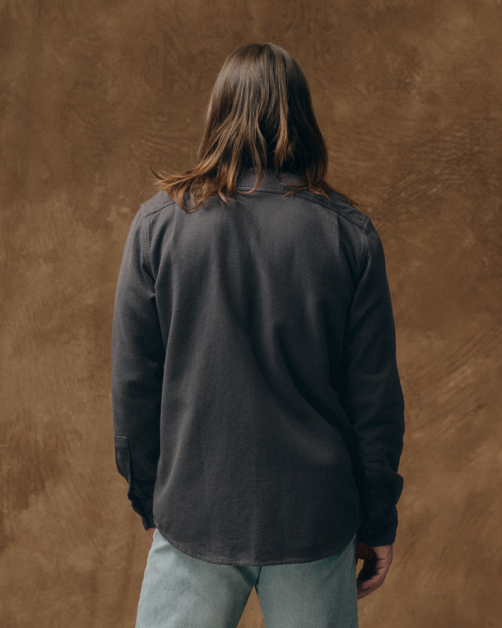 Vintage Flannel Work Shirt - Charcoal