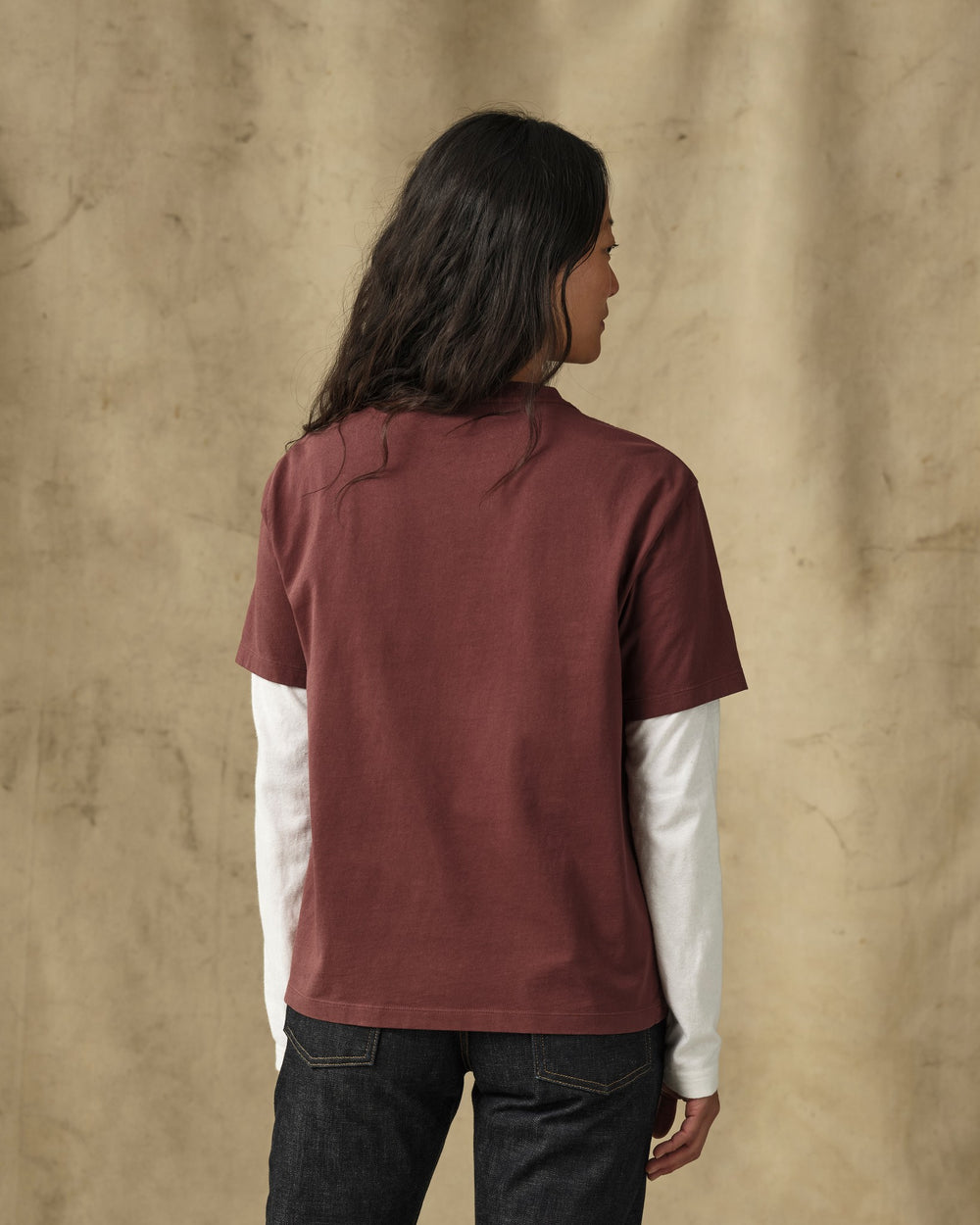Women's Short Sleeve Pocket Tee - Loam Brown