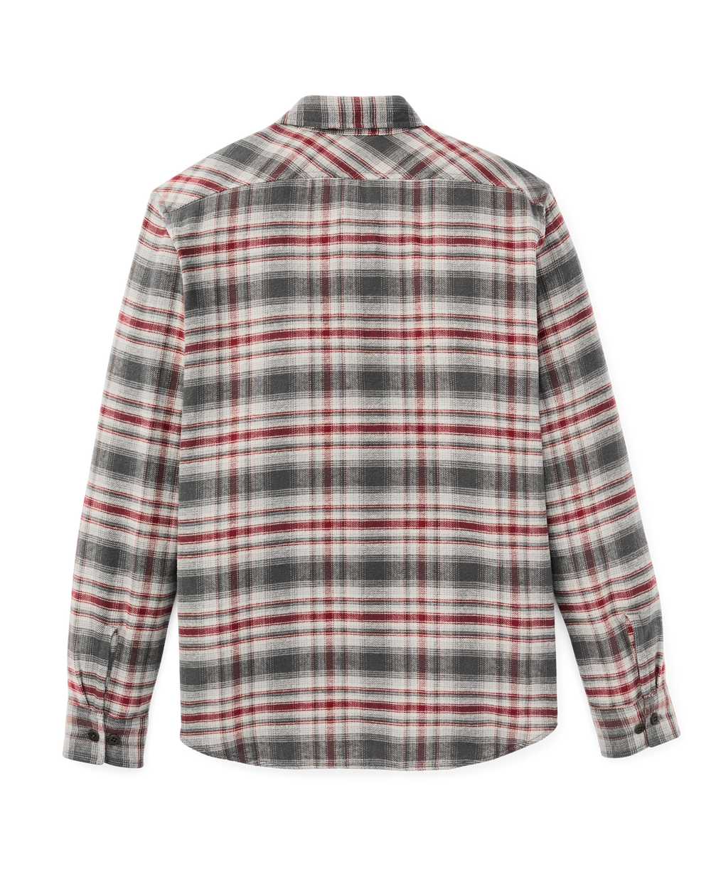 Rangeland Flannel Shirt - Red / Gray Plaid