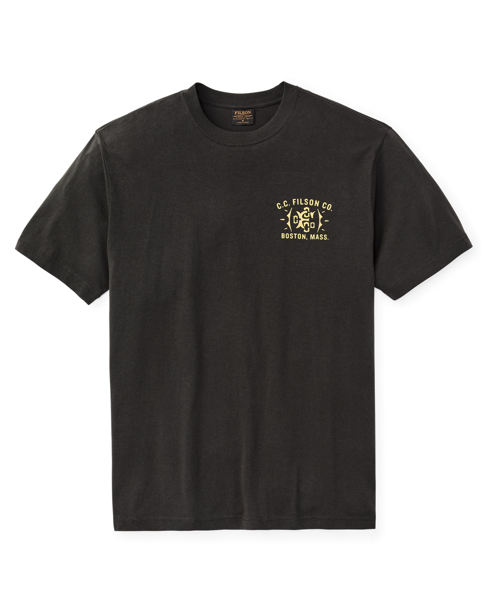 Boston Graphic T-Shirt - Faded Black