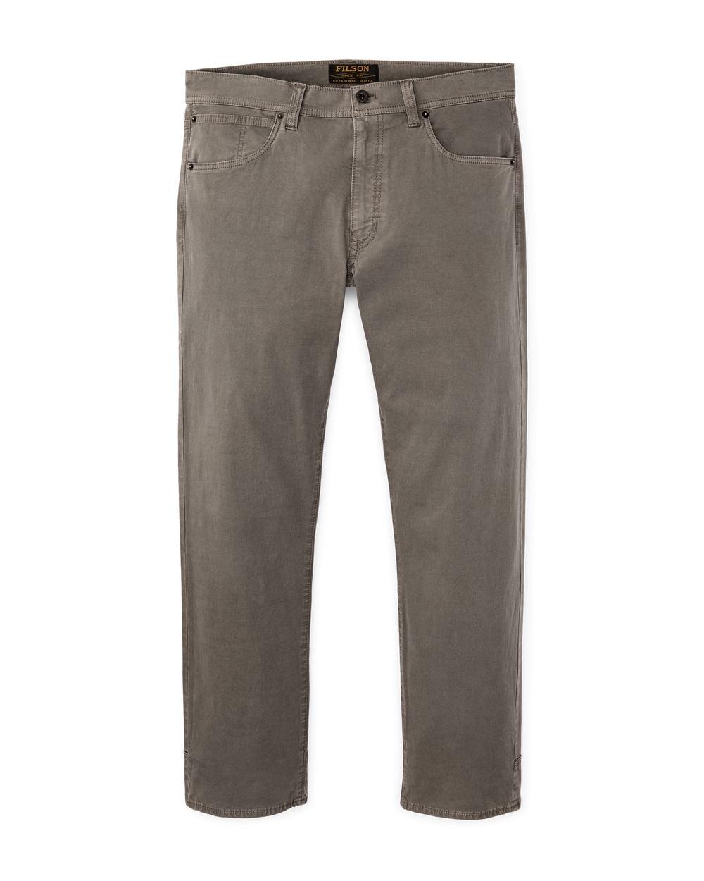 Front-facing image of the Filson Granite Mountain 5-pocket Pants - Hawk Brown