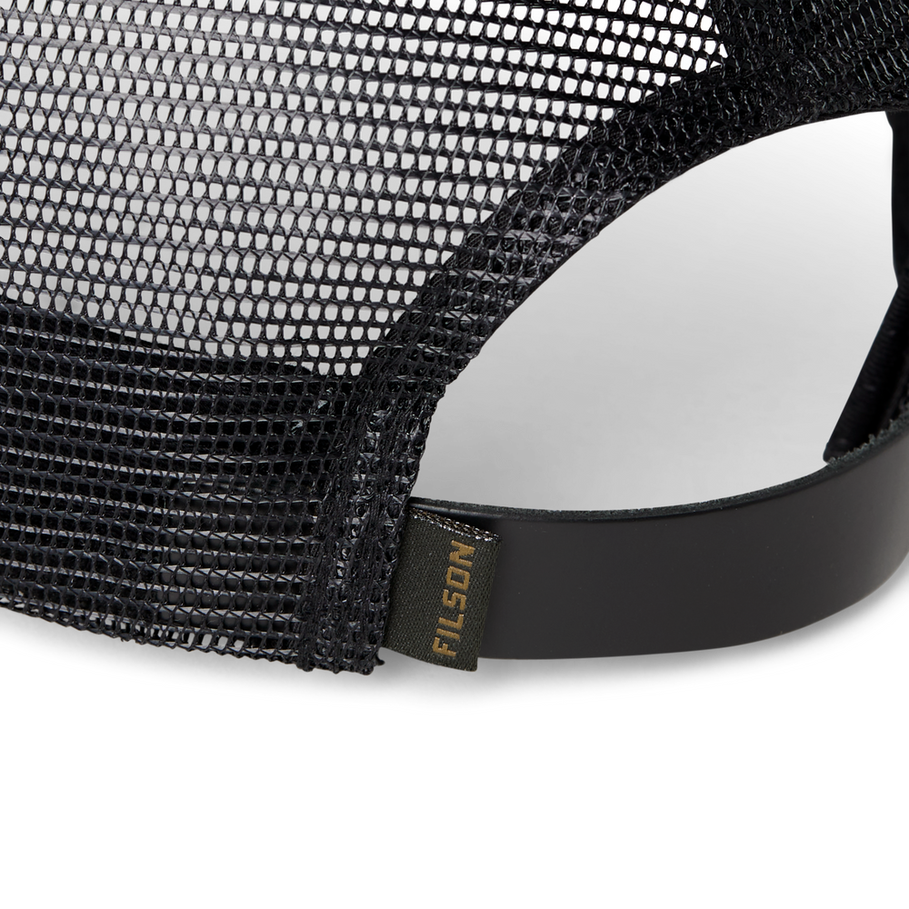 Alternate view of the Filson Mesh Logger Cap - Dark Brown / Scenic