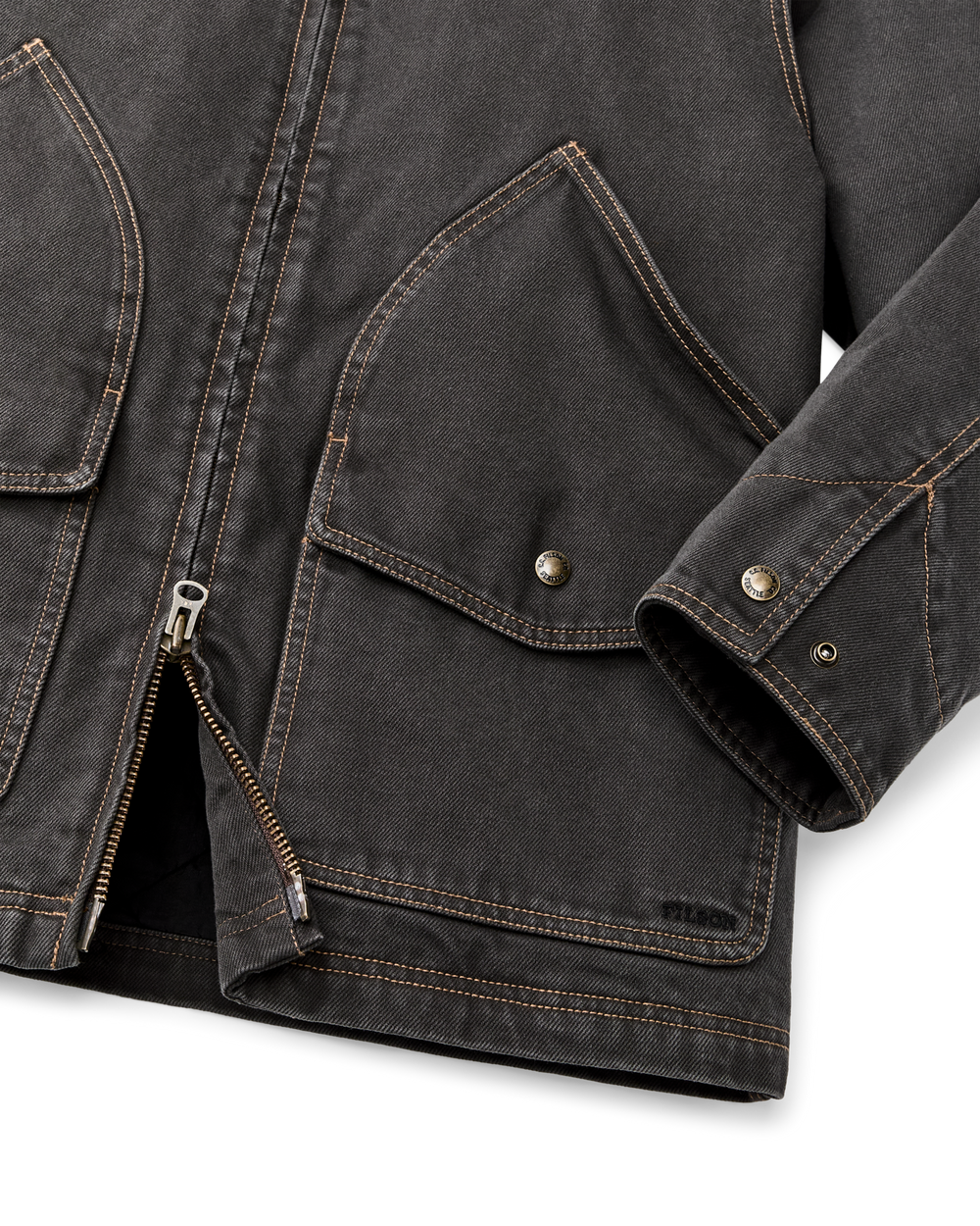 Women's Insulated Denim Outfitter Coat - Black