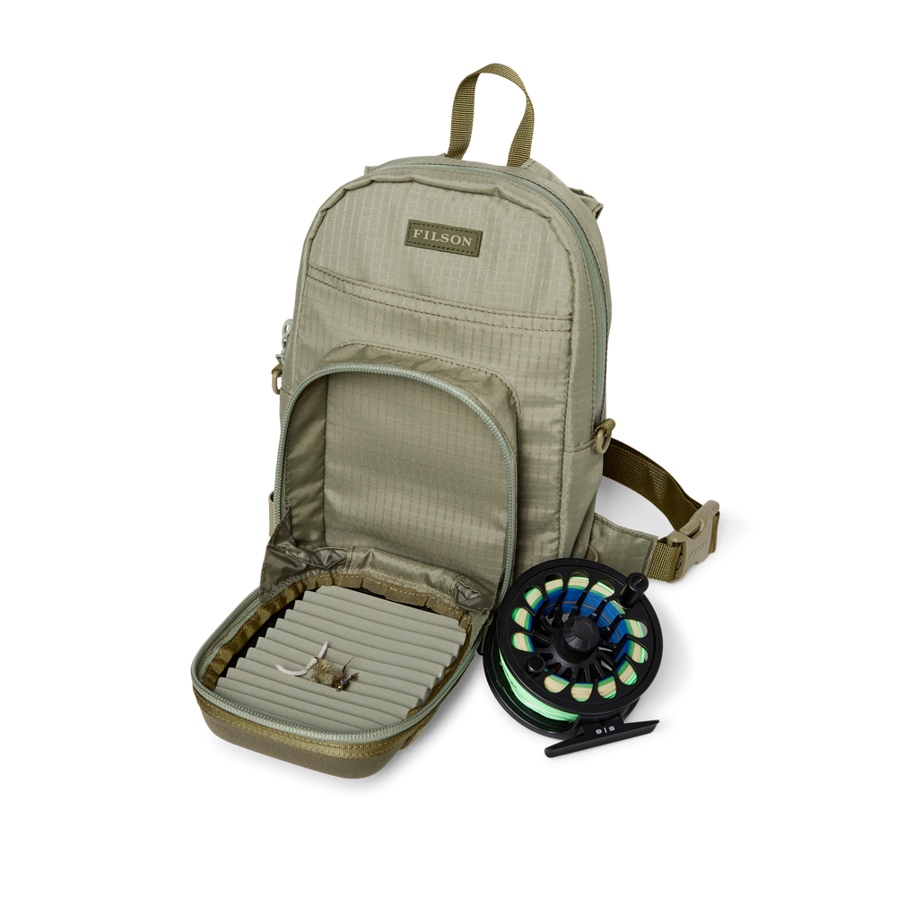 filson tackle bag Fishing Pack The front pocket sports a fold Filson Fishing Guide Vest |