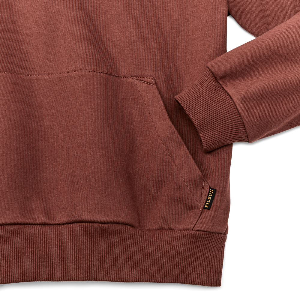 Alternate view of the Filson Prospector Hoodie - Smoked Paprika