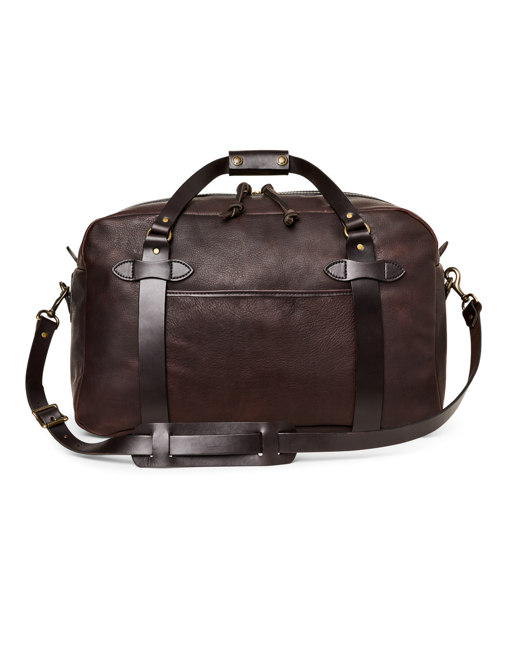 Heritage Leather Medium Duffle Bag - Ballard Brown | Filson