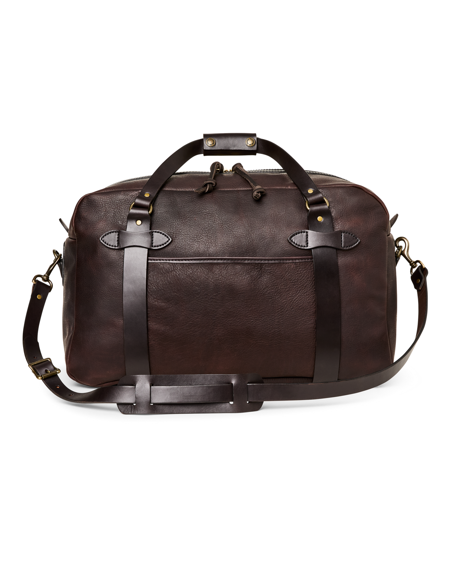 Heritage Leather Medium Duffle Bag - Ballard Brown