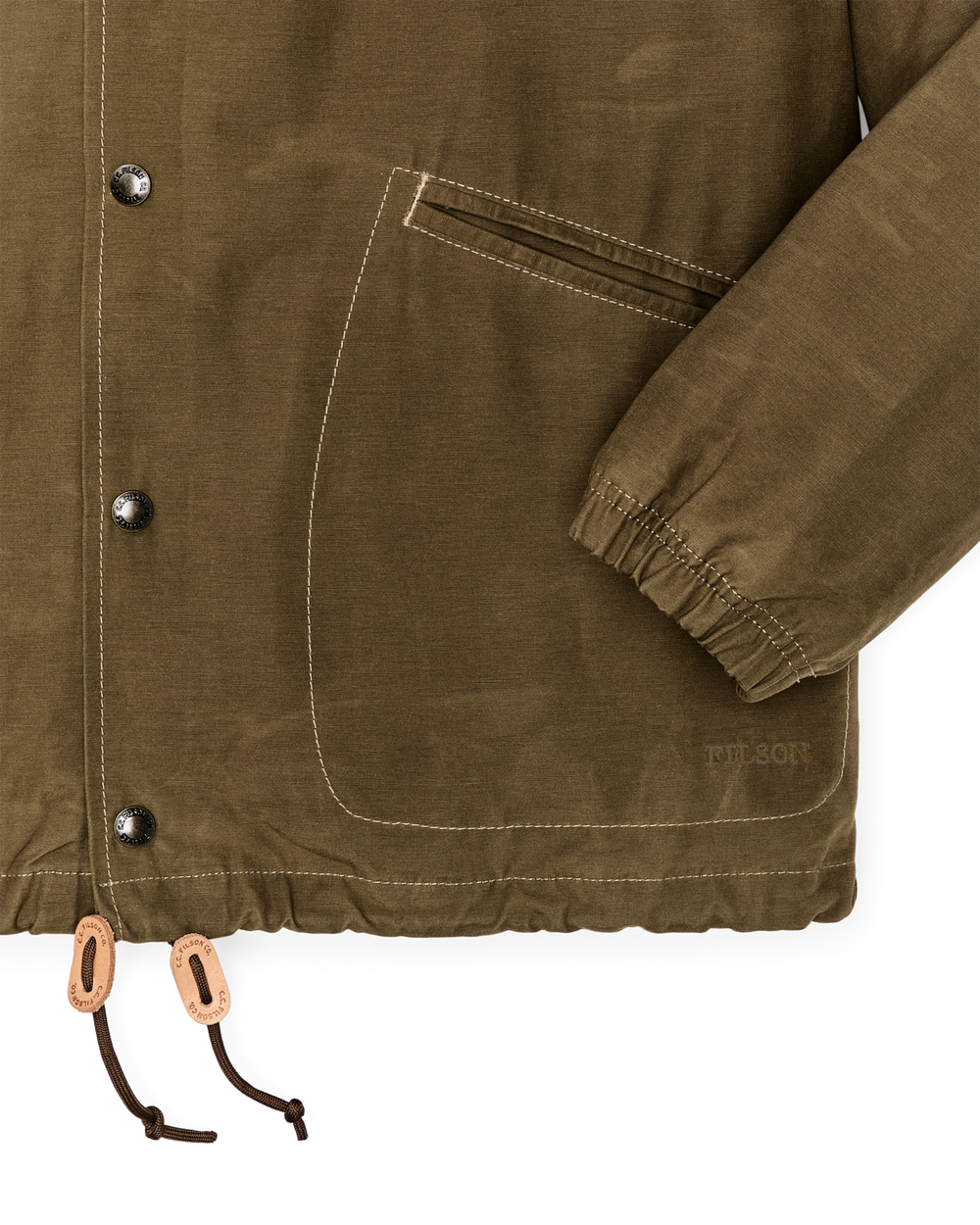 Dry Wax Windbreaker - Military Olive
