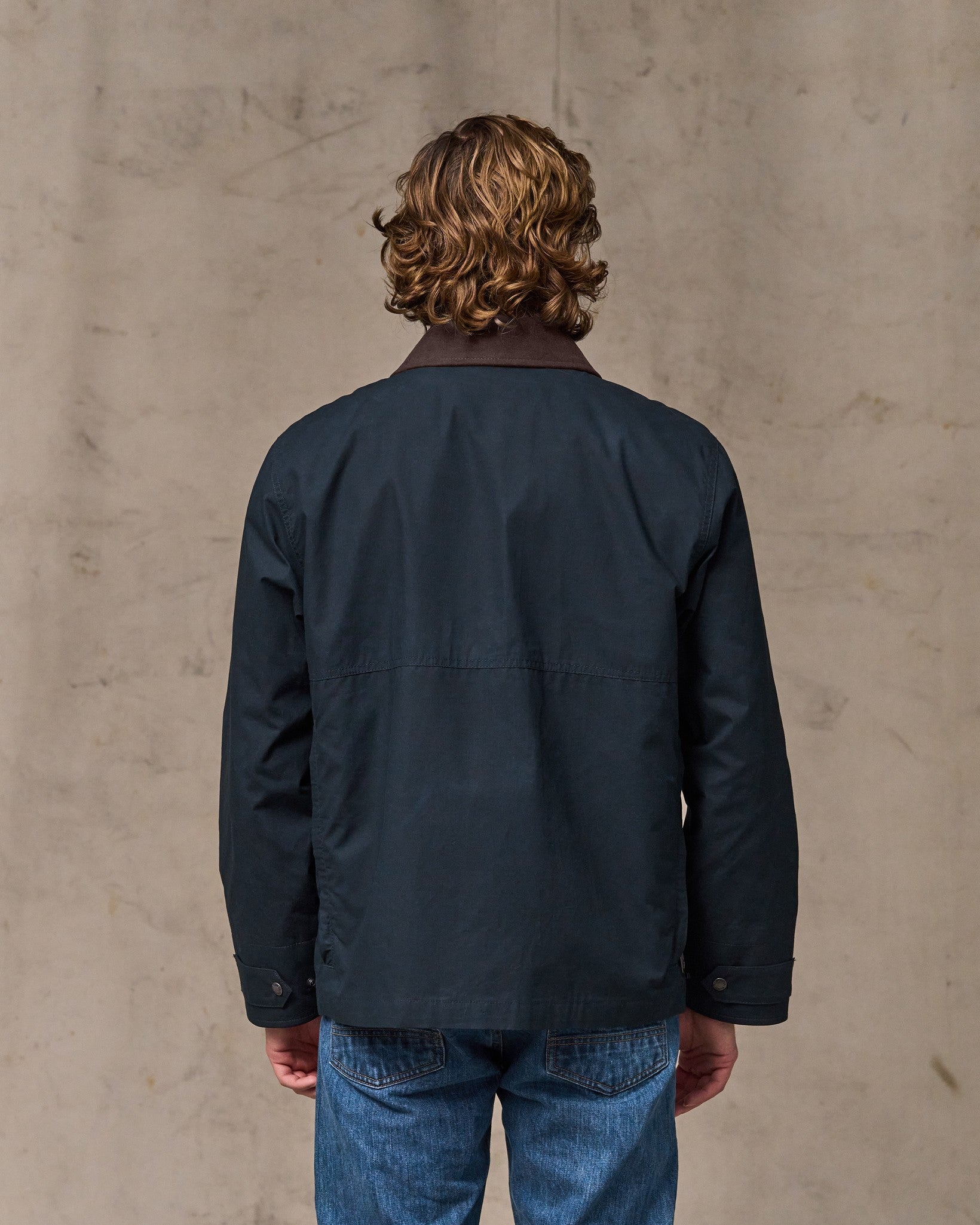 FILSON フィールドオイルドジャンバー　Mサイズ アメリカ製 Dry Wax Short Field Jacket - Navy | Filson
