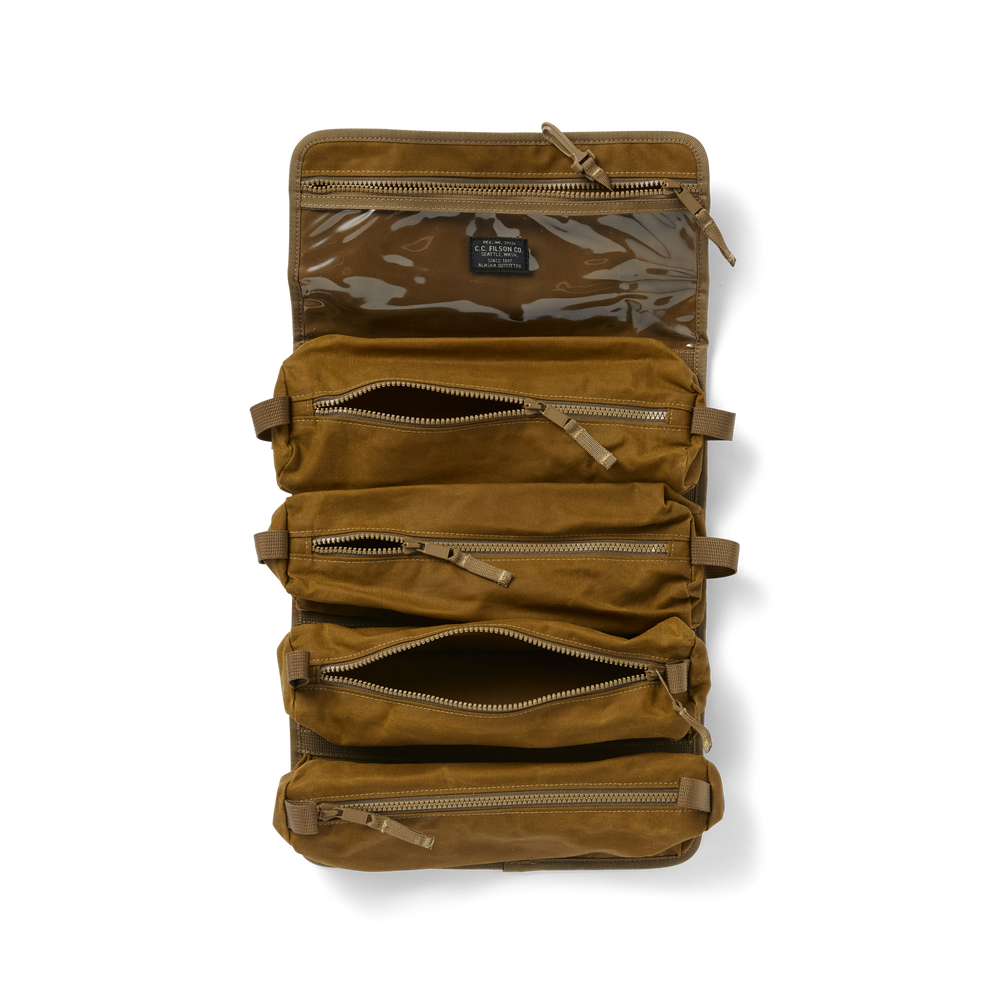 Alternate view of the Filson Alcan Tin Cloth Tool Rool - Dark Tan