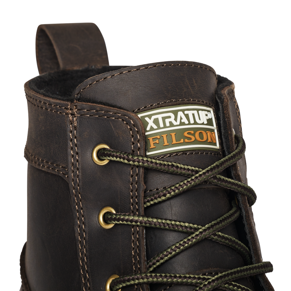 Alternate view of the Filson Filson X Xtratuf 6" Legacy Lace Boots - Brown