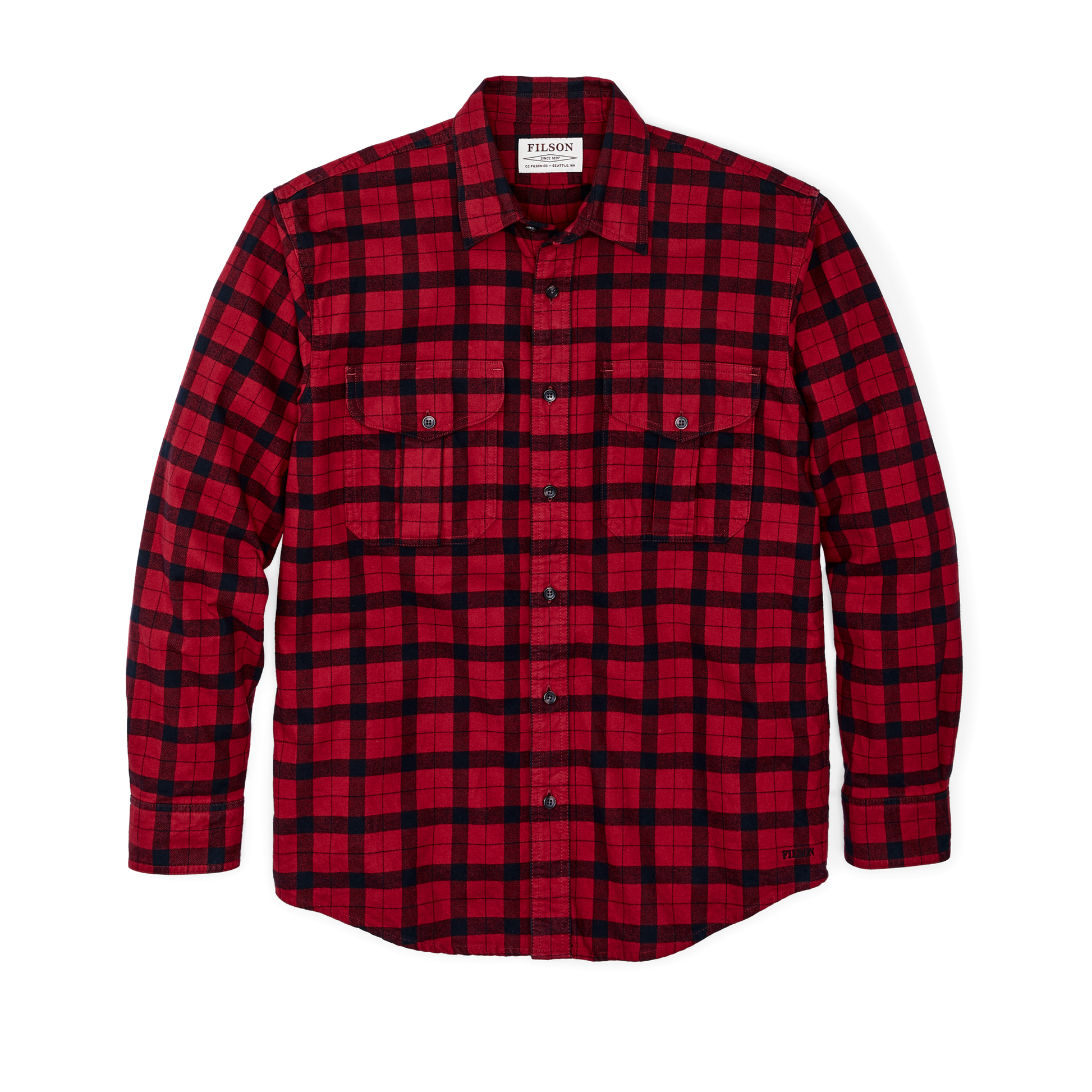 Filson Alaskan Guide Shirt - Men's Red / Black XXL Filson Alaskan Guide Shirt - Men's Red / Black XXL