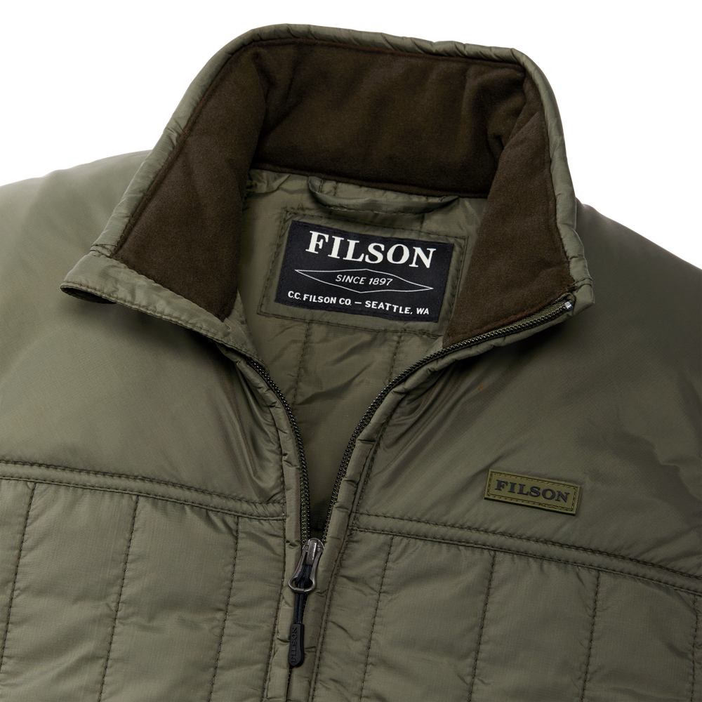 Alternate view of the Filson Ultralight Vest - Olive Gray