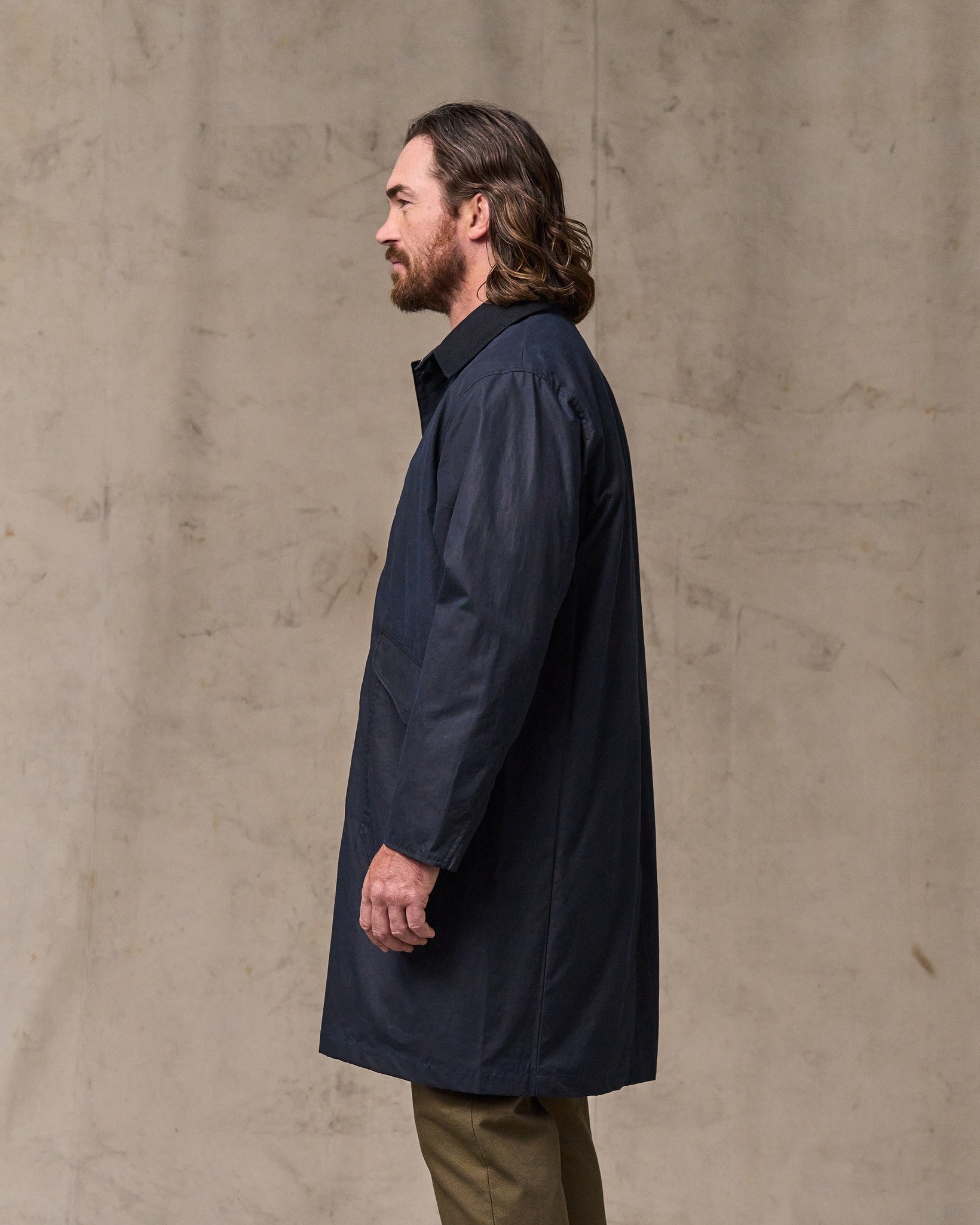 Cover Cloth Trench Coat - Harbor Blue | Filson