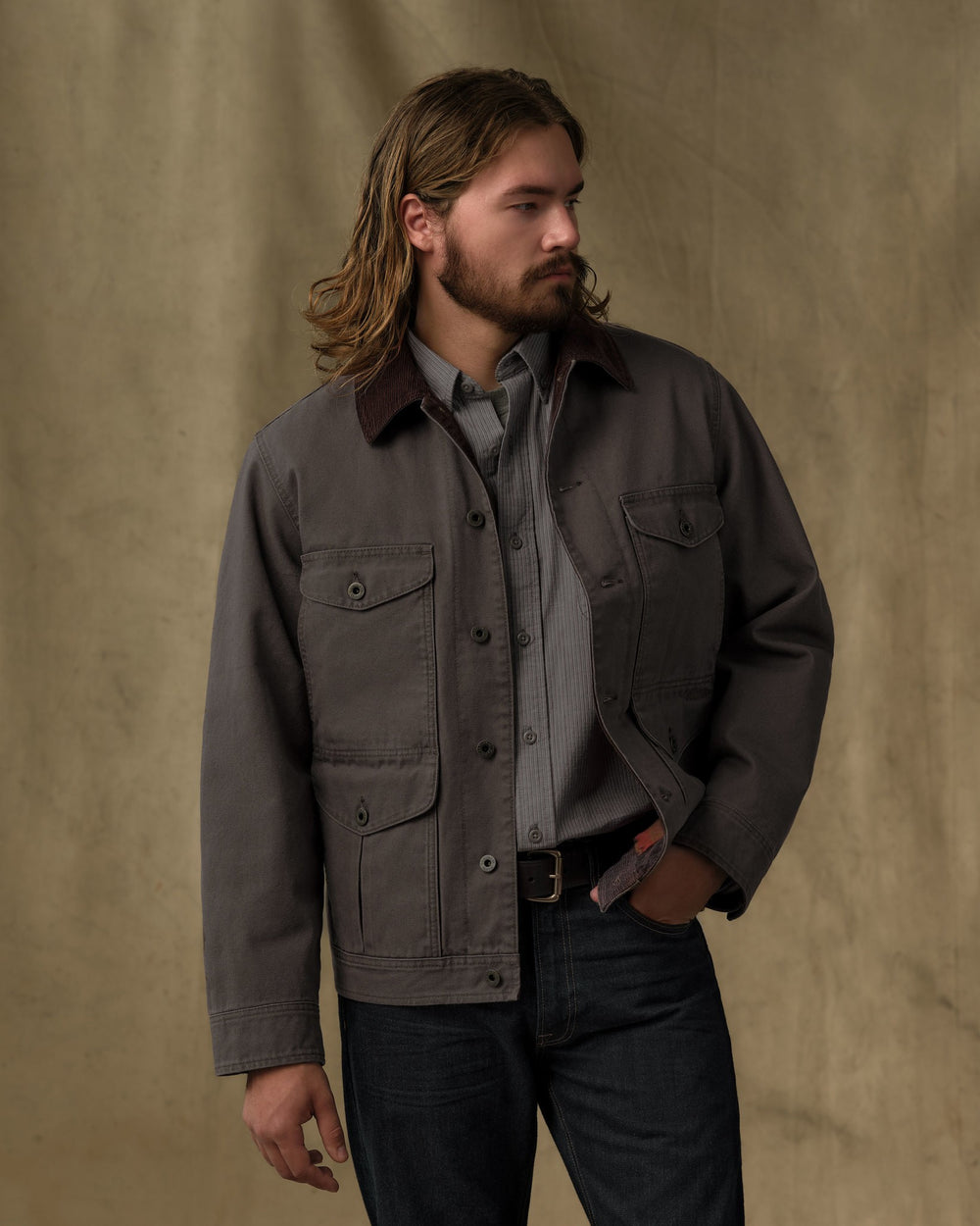 Rustic Canvas Journeyman Jacket - Bark