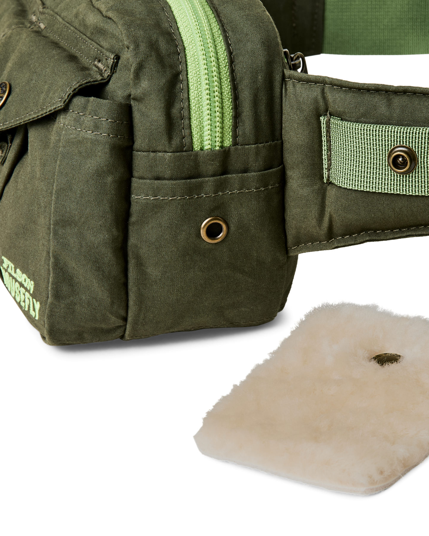 Alternate view of the Filson Filson X Housefly Ranger Waistpack - Otter Green
