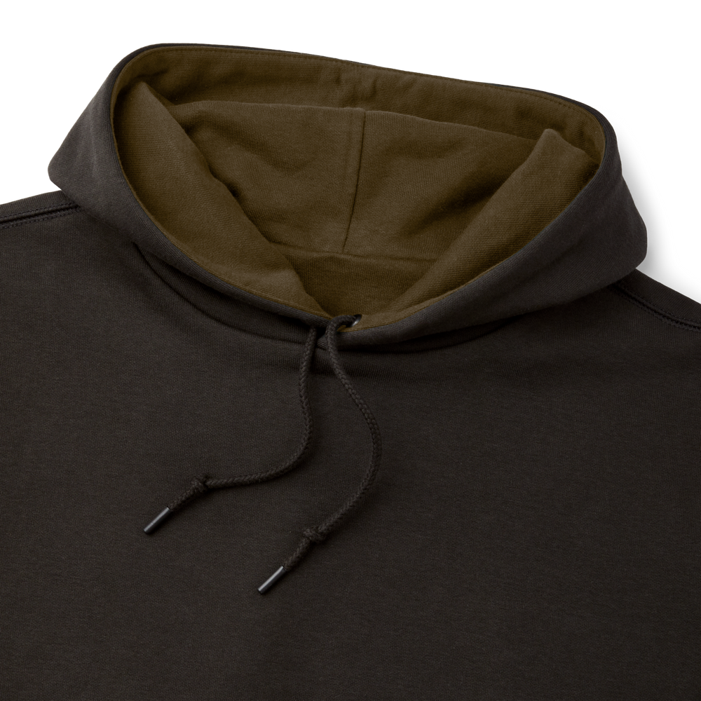 Alternate view of the Filson Prospector Reversible Hoodie - Cinder