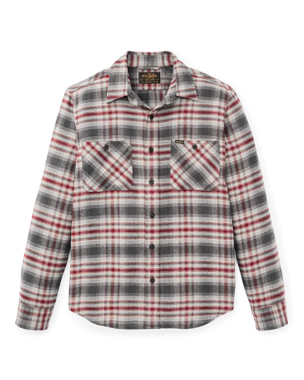 Rangeland Flannel Shirt - Red / Gray Plaid