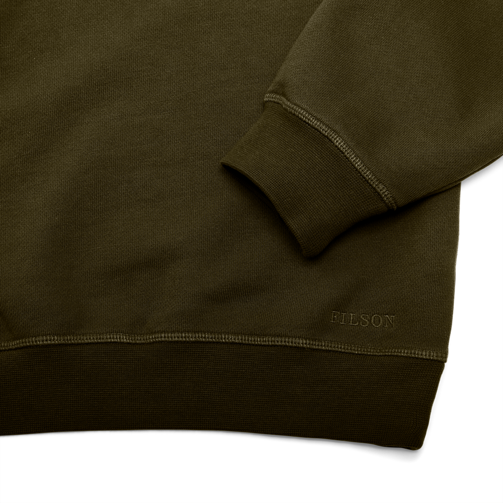 Alternate view of the Filson Training Crewneck Sweatshirt  - Dark Olive
