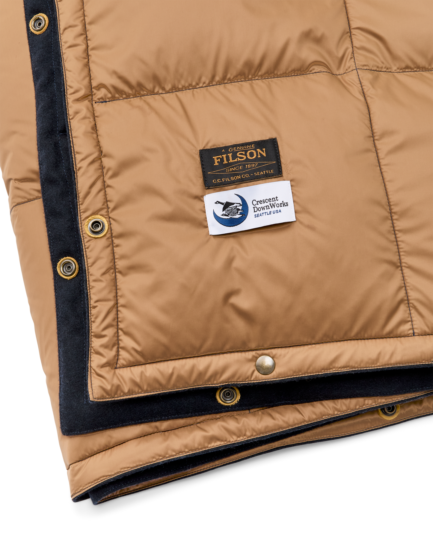 Filson X Crescent Down Works Blanket - Navy