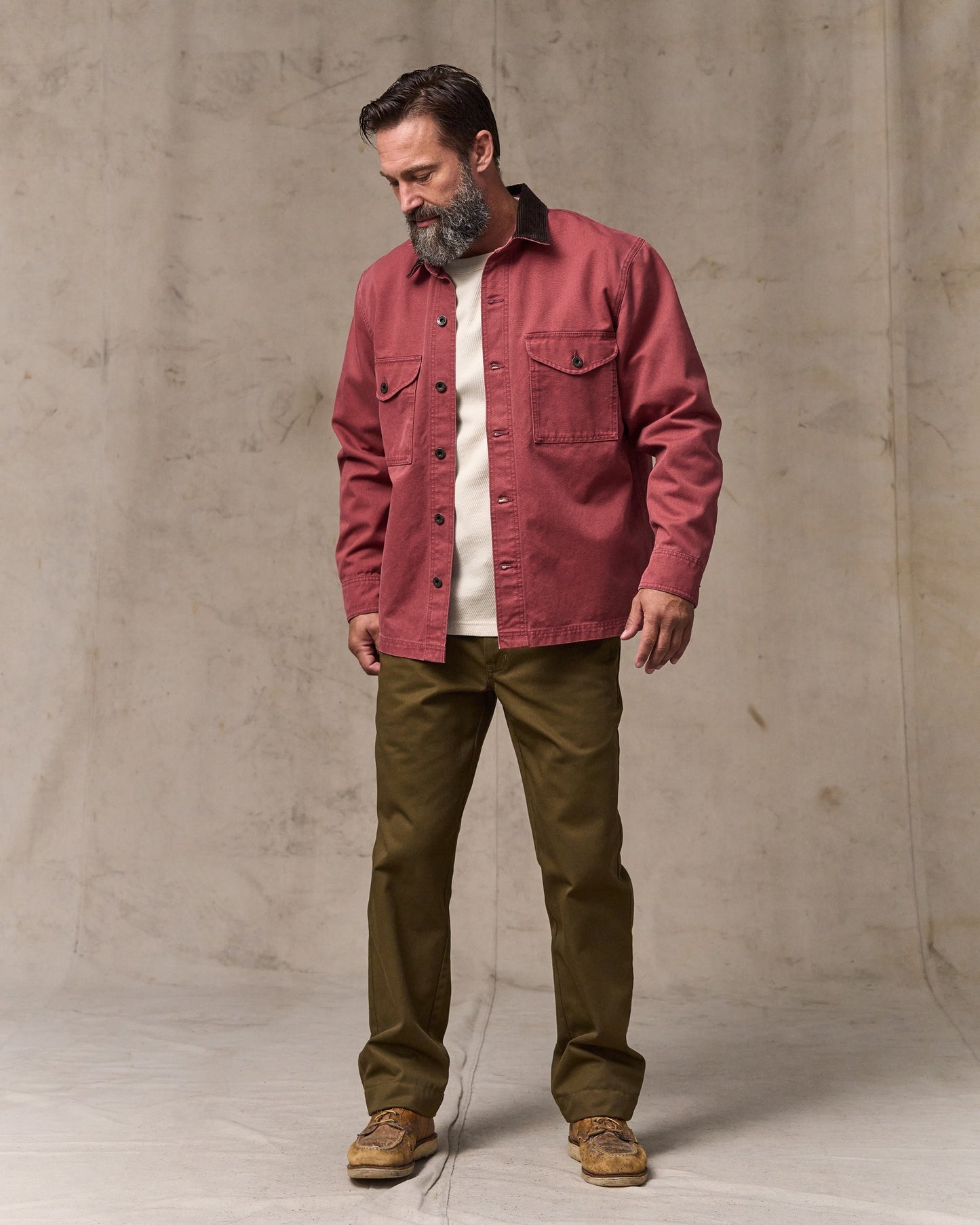 Rustic Canvas Jac-shirt - Red Rock