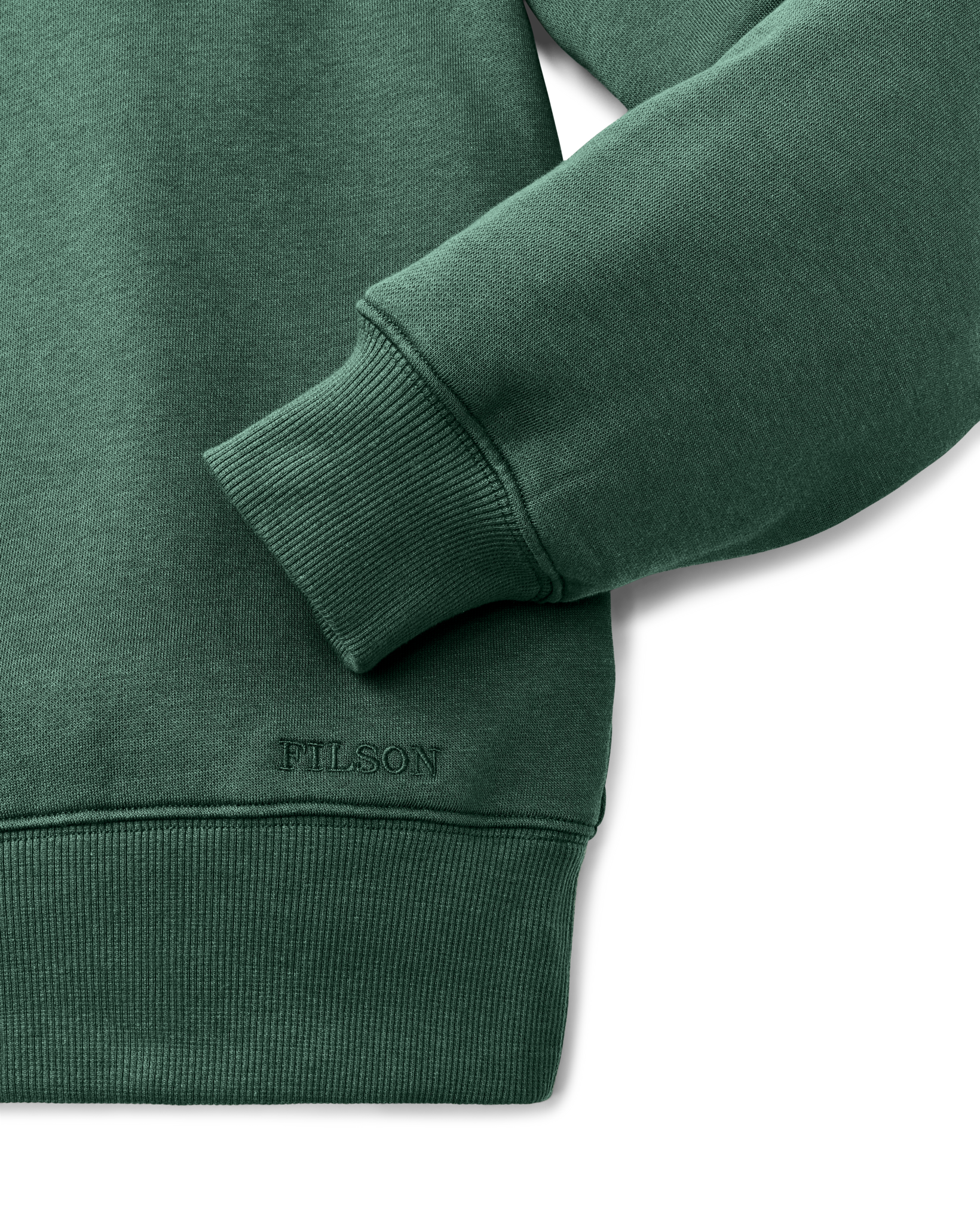 Alternate view of the Filson Northwest Crewneck Sweatshirt - Granite Green
