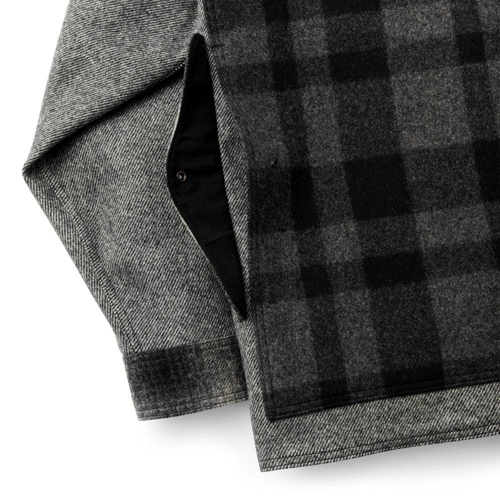 Alternate view of the Filson 125th Anniversary Archival Mackinaw Wool Cruiser - Gray Patchwork