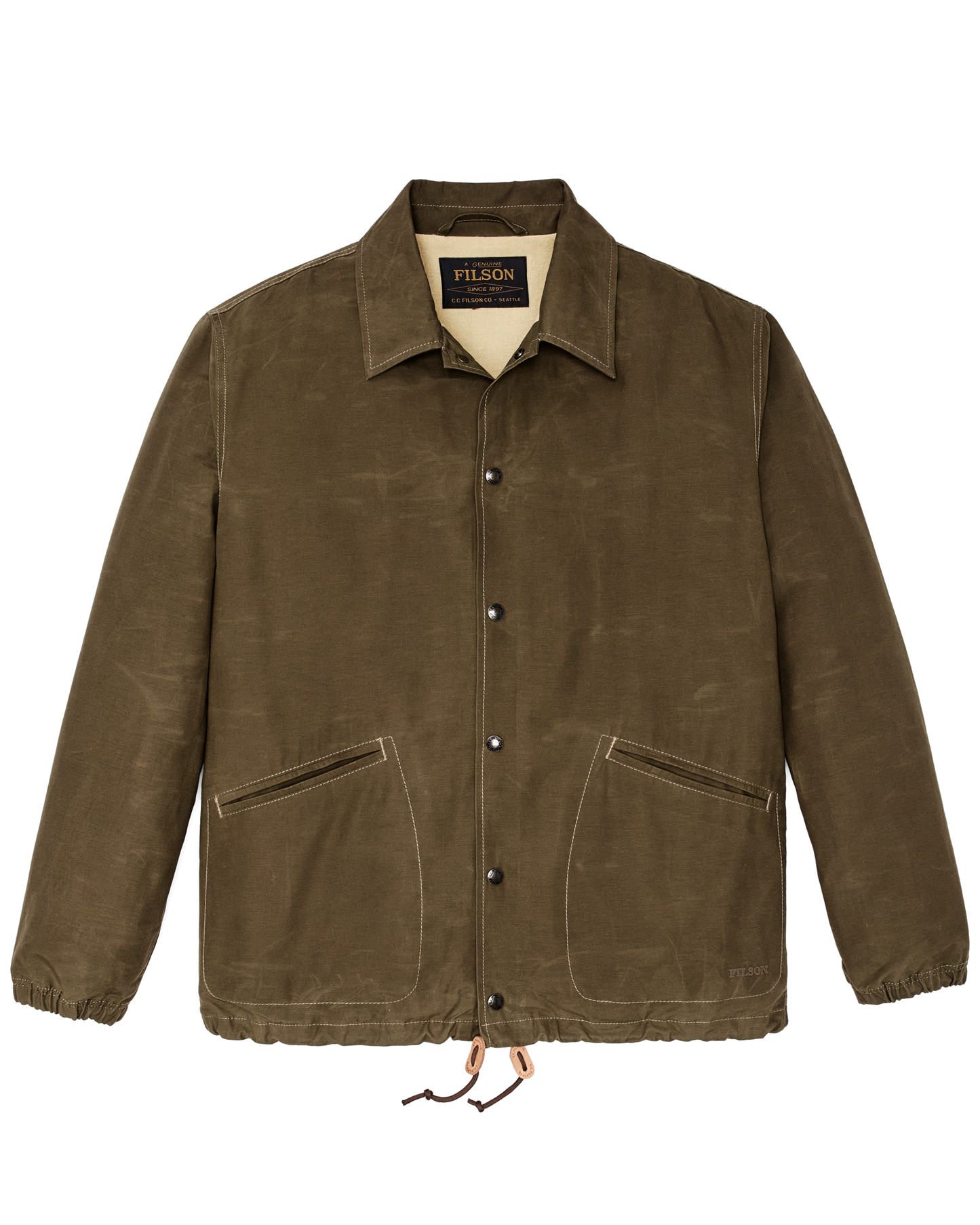 Dry Wax Windbreaker - Military Olive