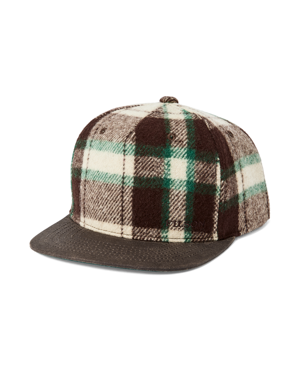 Chris Stapleton Signature Mackinaw Trucker Cap - Brown / Green Multicolor Plaid