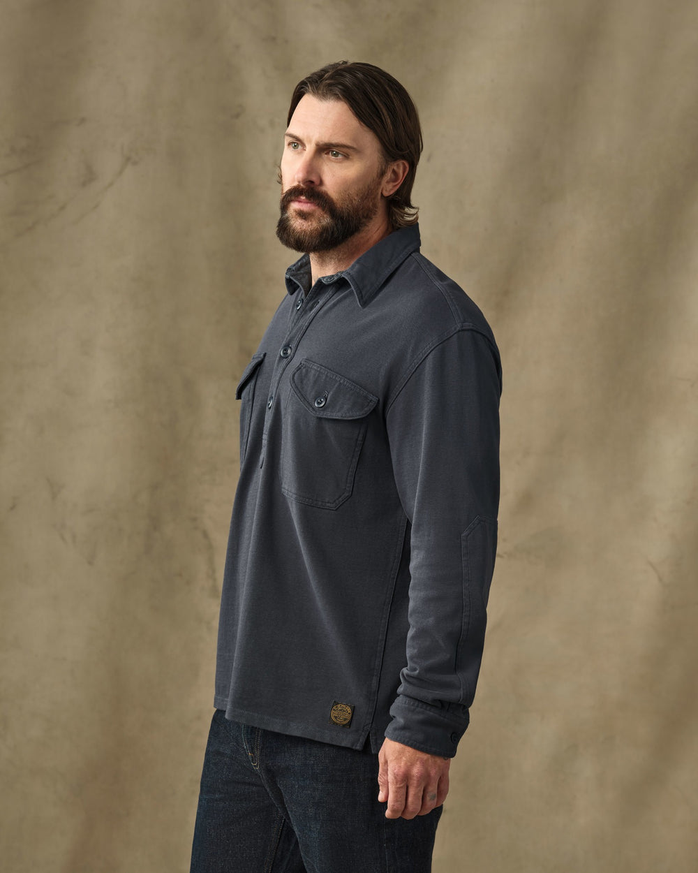 Field Knit Pullover Shirt - Bluefin