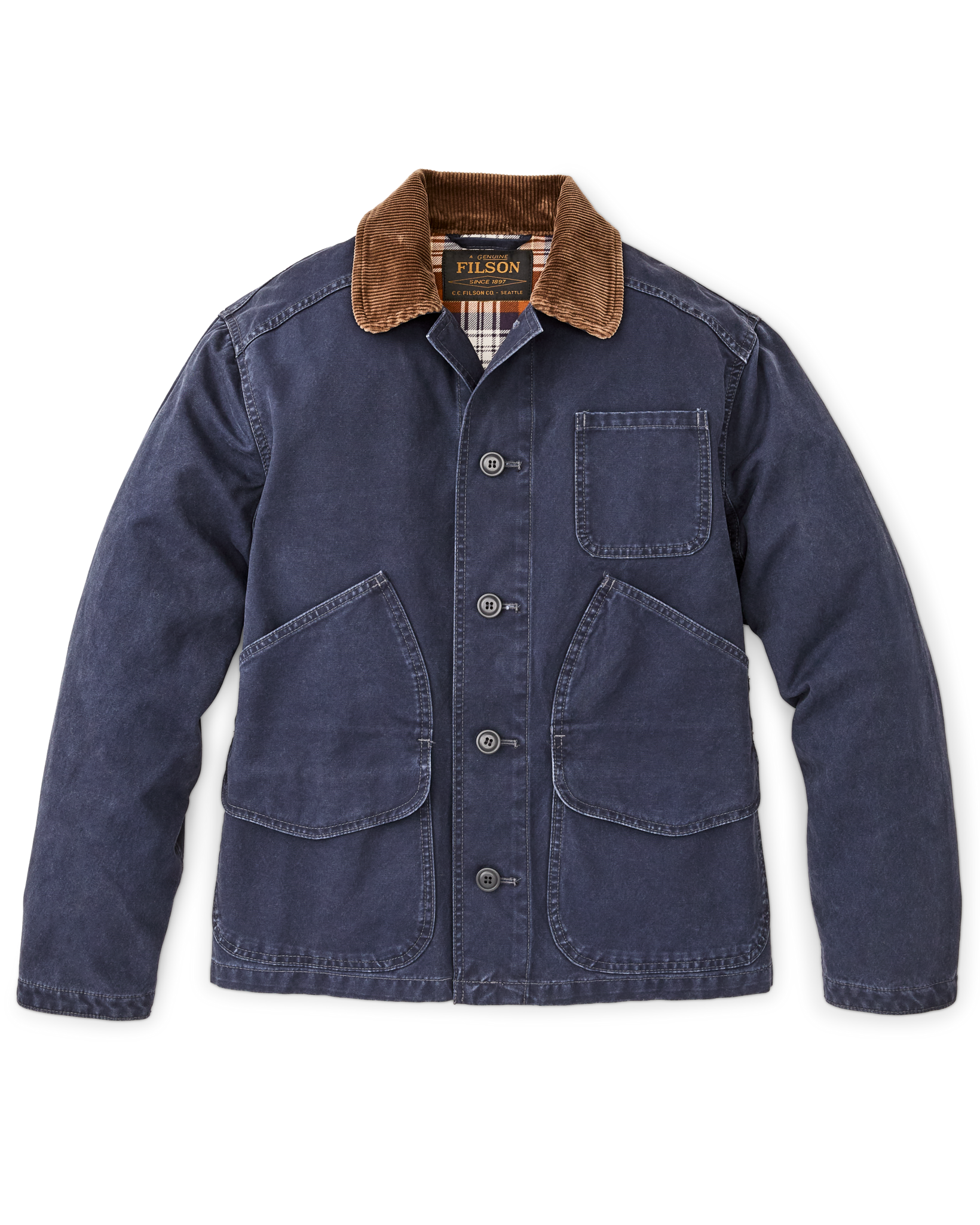 Canvas Outfitter Jacket - Blue Mussel | Filson Canvas Outfitter Jacket - Blue Mussel | Filson