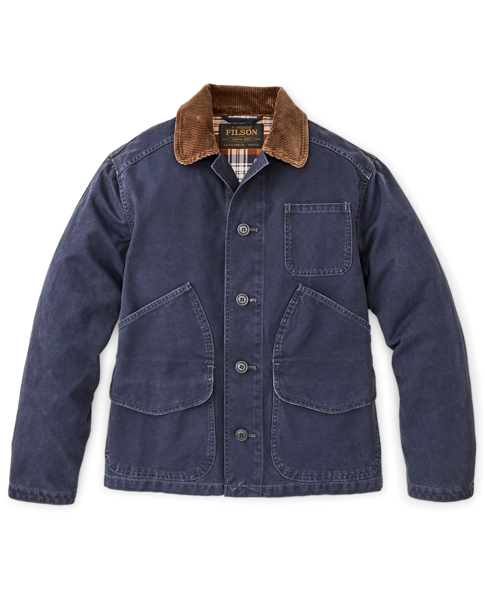 ヒ*シ様 FILSON　CANVAS OUTFITTER JACKET 　フィル Canvas Outfitter Jacket - Blue Mussel | Filson