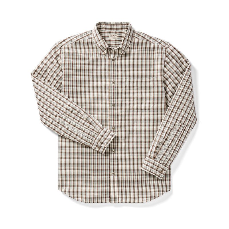 Sutter Sport Shirt - Cream / Olive / Red Plaid