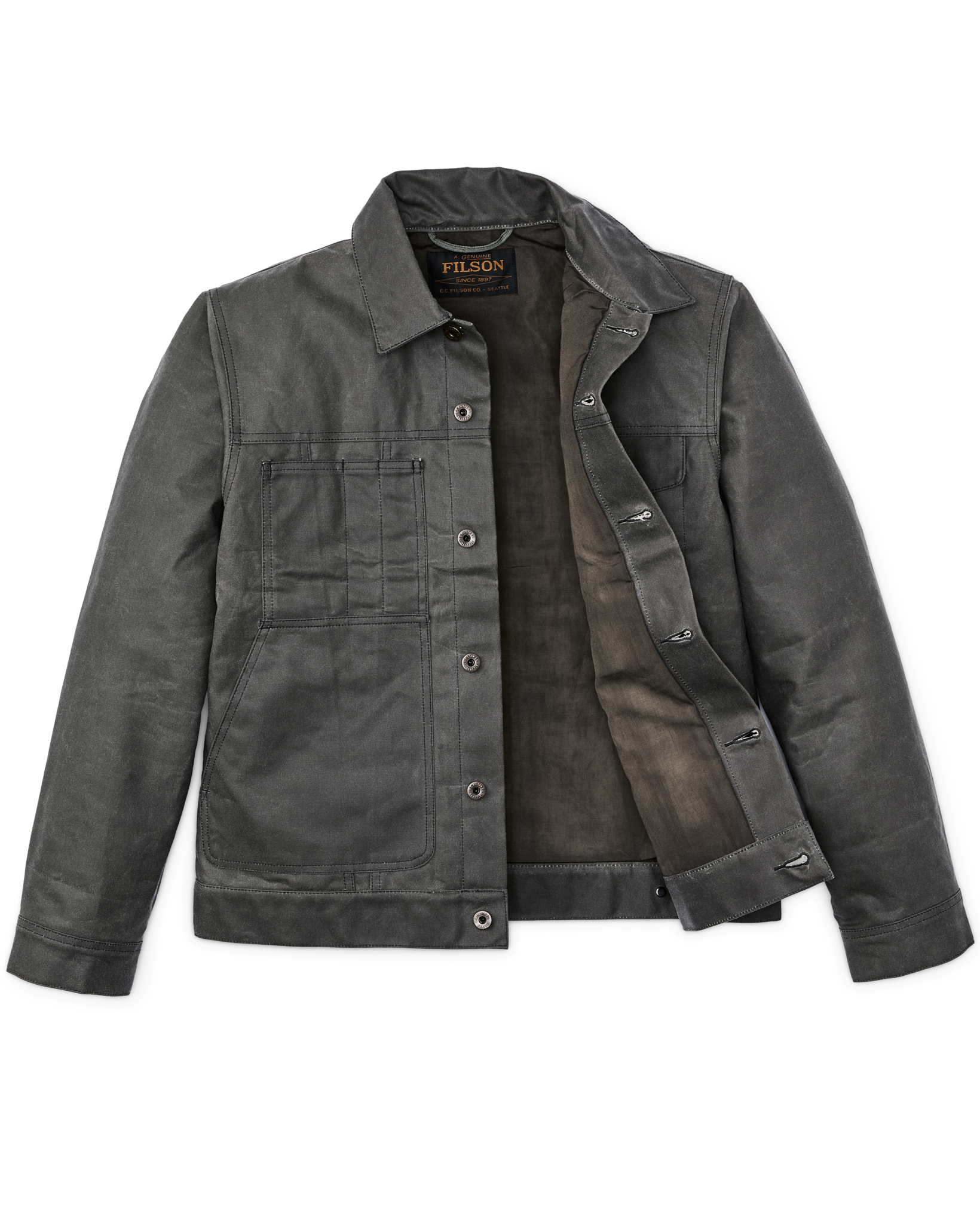 Tin Cloth Short Lined Cruiser Jacket | Filson Tin Cloth Short Lined Cruiser Jacket | Filson