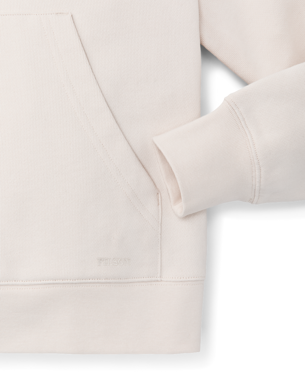 Women's French Terry Half-zip Hoodie - Ivory | Filson