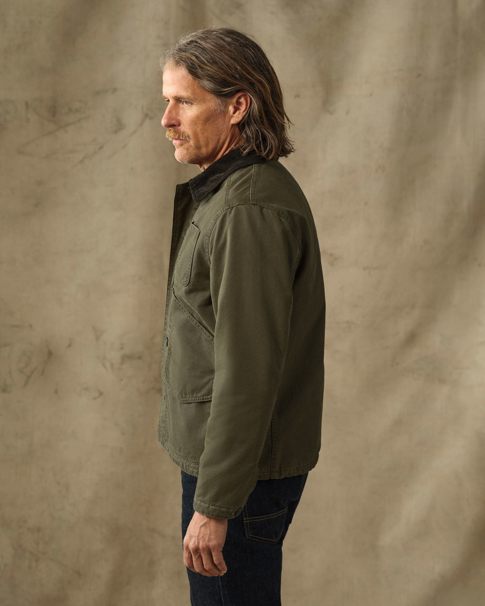 Insulated Canvas Outfitter Jacket - Dark Olive