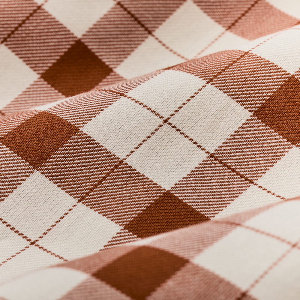 Alternate view of the Filson Women's Light Weight Alaskan Guide Shirt - Light Tan / Brown Plaid
