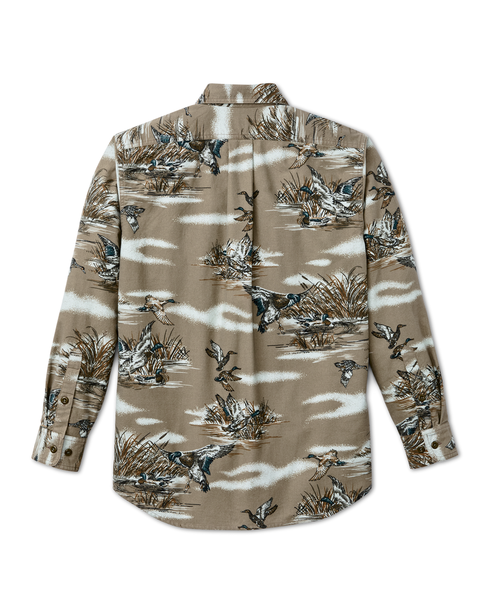 Field Flannel Shirt - Marsh Olive Print