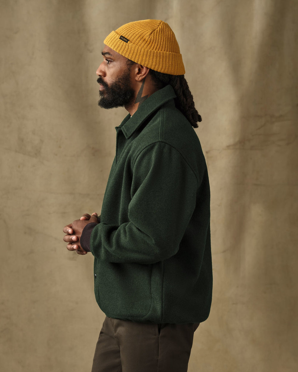Mackinaw Wool Coach Jacket - Vintage Pine