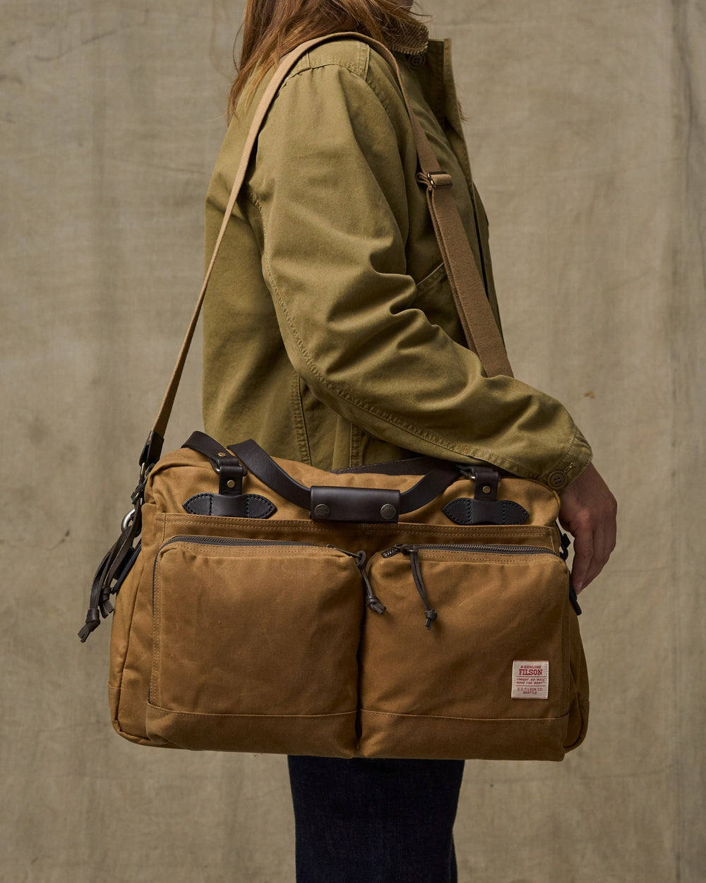 48 Hour Tin Cloth Duffle Bag - Dark Tan