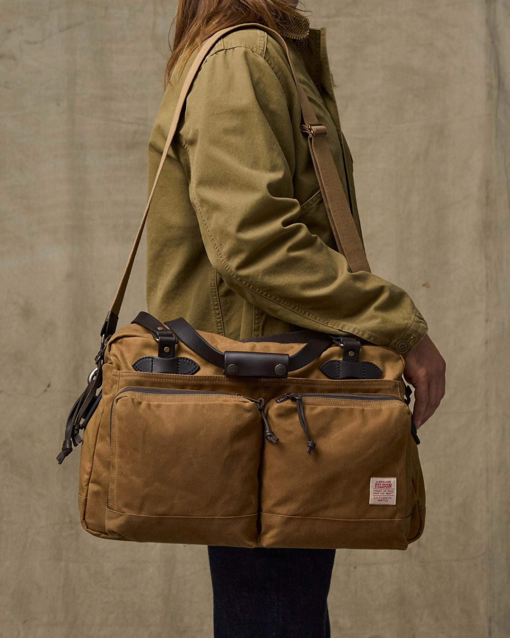 48 Hour Tin Cloth Duffle Bag - Dark Tan