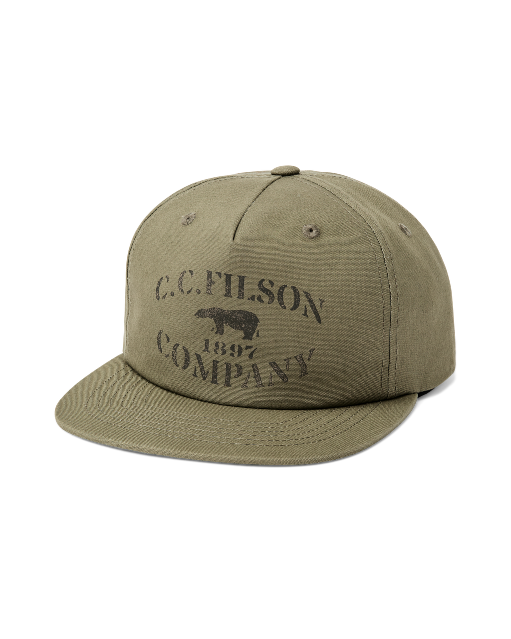 Stencil Trucker Cap - Olive | Filson