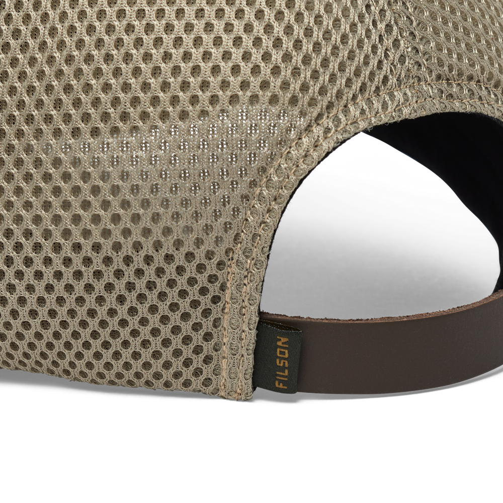 Alternate view of the Filson Mesh Logger Cap - Olive