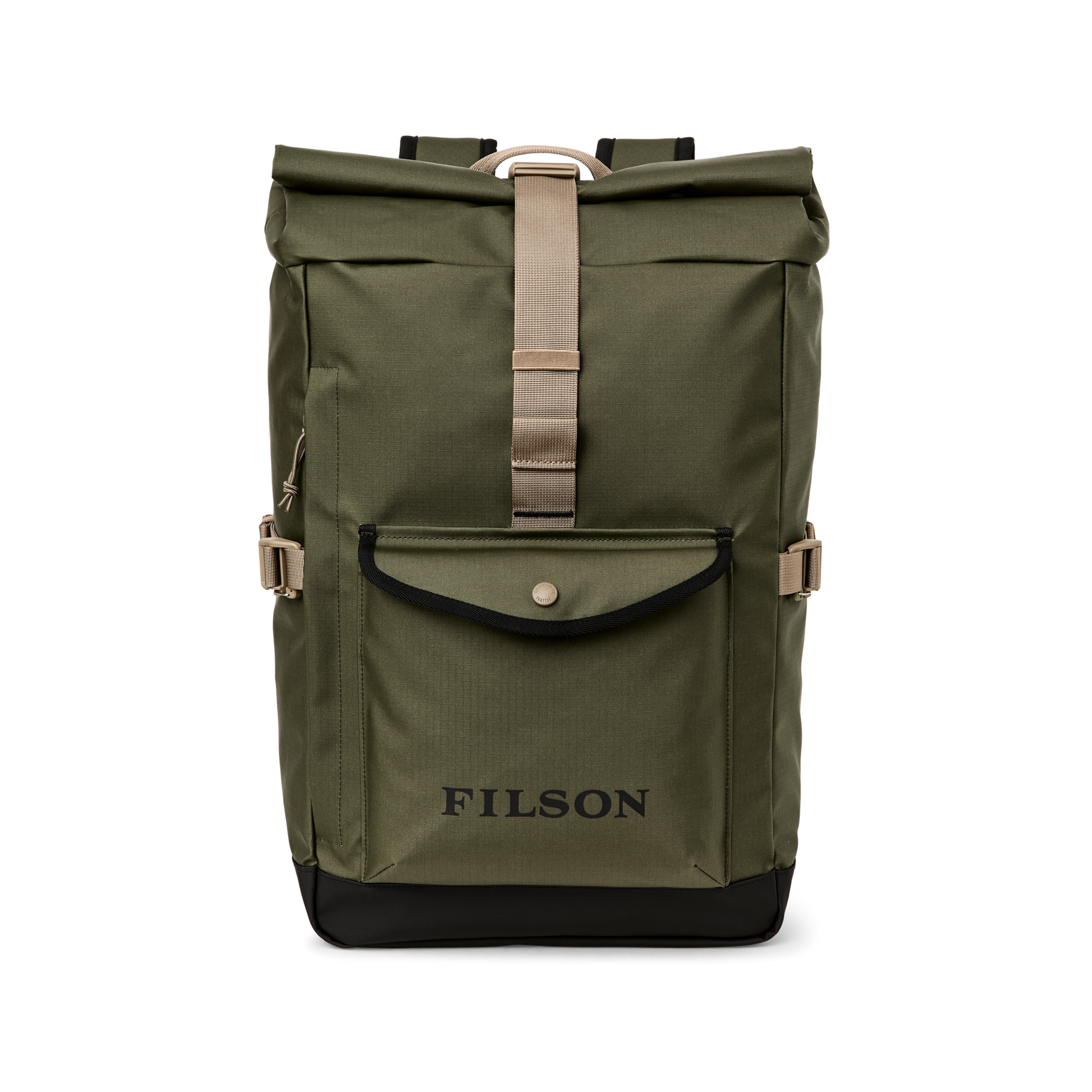 Rugged Twill Filson Roll Top Backpack Otter Green Filson Ranger