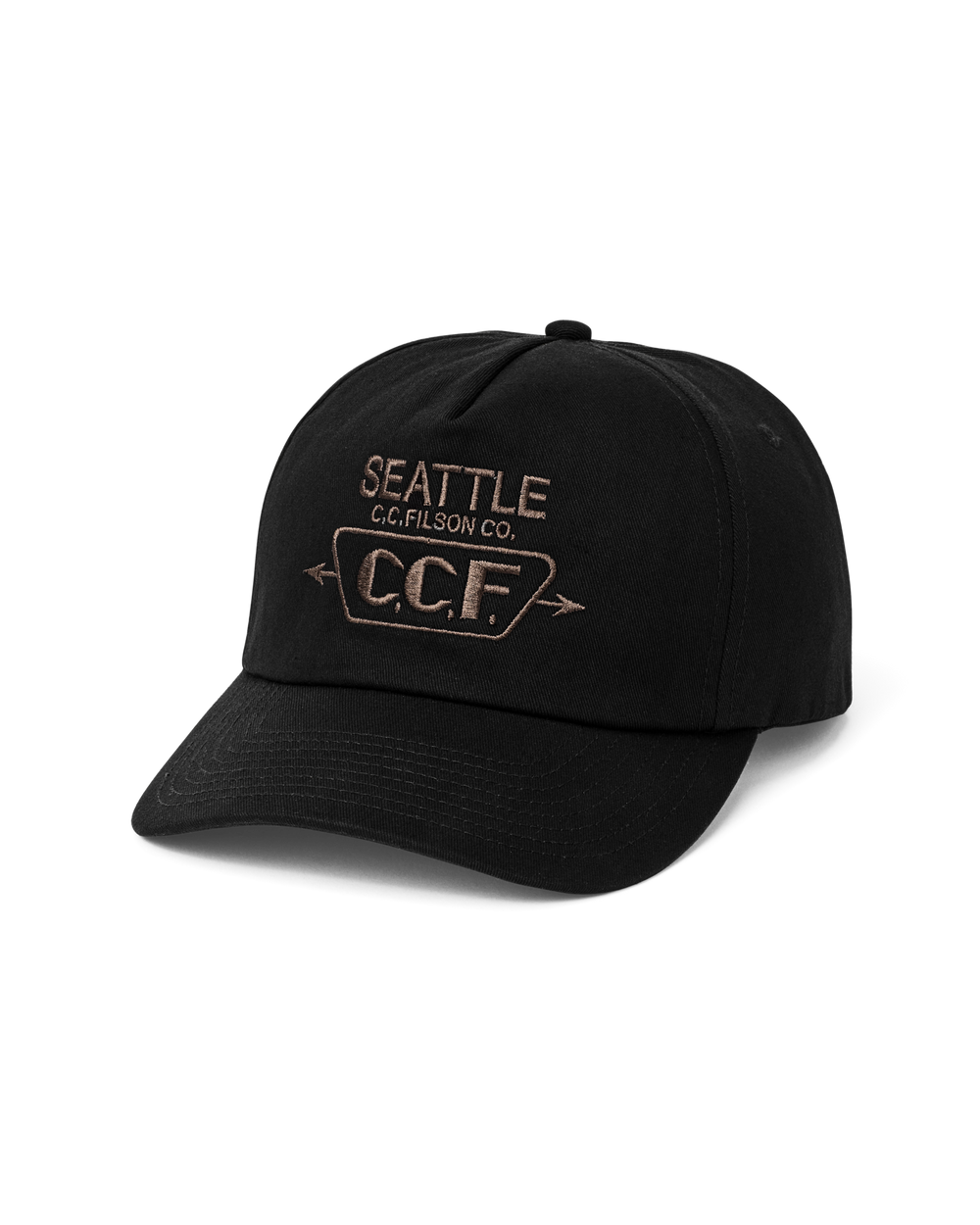 Seattle Graphic Trucker Cap - Black